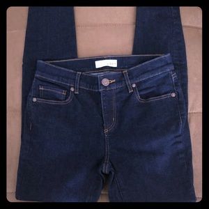 Dark Blue Loft Jeggings